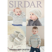 SLX 4672 Sweater, Hat and Bootees